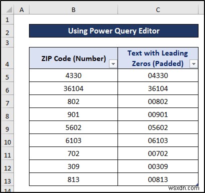 How to Convert Number to Text with Leading Zeros in Excel