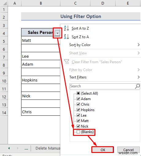 Delete Blank Rows in Excel (8 Suitable Methods)