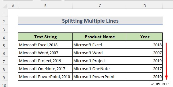 How to Split One Column into Multiple Columns in Excel (7 Easy Ways)