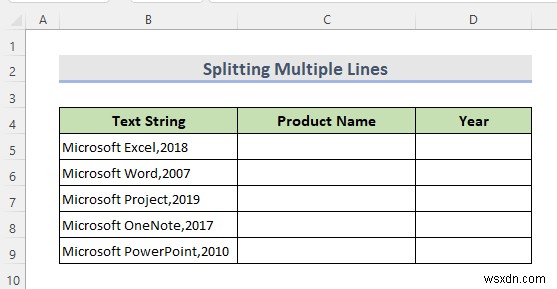 How to Split One Column into Multiple Columns in Excel (7 Easy Ways)
