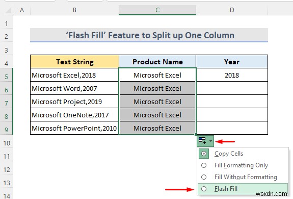 How to Split One Column into Multiple Columns in Excel (7 Easy Ways)