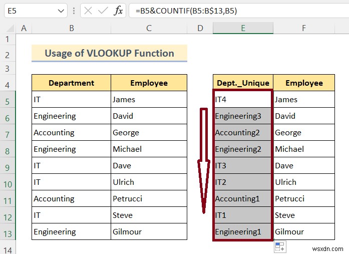 How to VLOOKUP and Return Multiple Values in Excel (8 Methods)