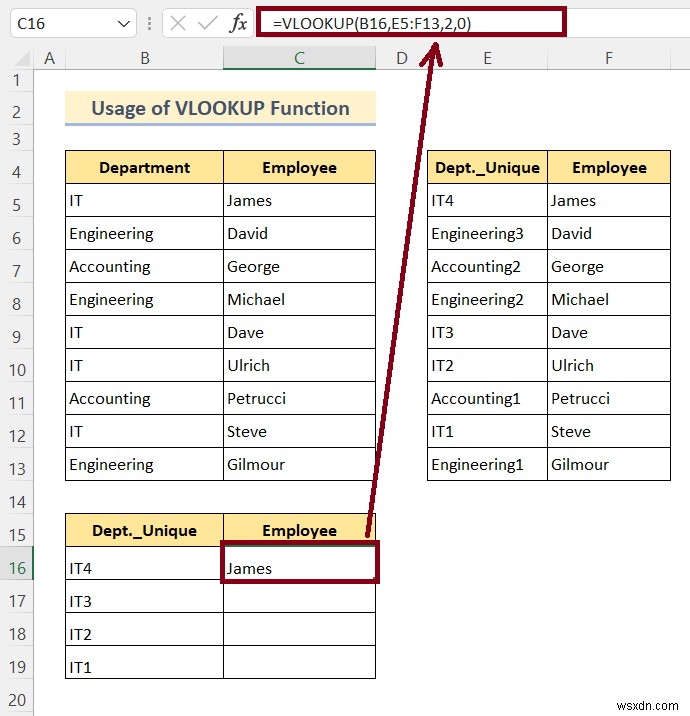 How to VLOOKUP and Return Multiple Values in Excel (8 Methods)