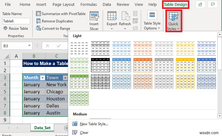 How to Make a Table in Excel (With Customization)