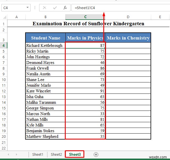 How to Link a Table in Excel to Another Sheet (2 Easy Ways)