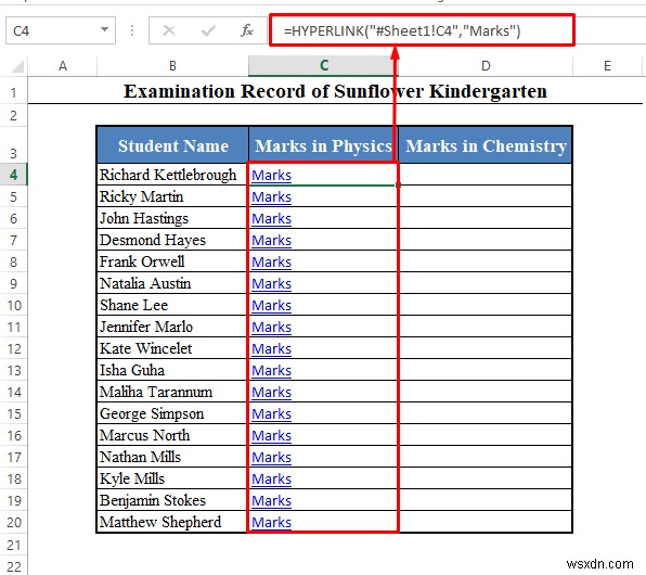 How to Link a Table in Excel to Another Sheet (2 Easy Ways)