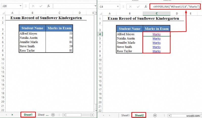 How to Add Hyperlink to Another Sheet in Excel (2 Easy Ways)