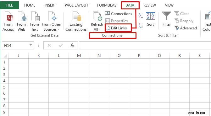 How to Remove External Links in Excel