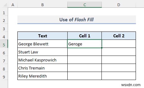 How to Split Cells in Excel (5 Easy Tricks)