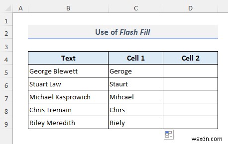 How to Split Cells in Excel (5 Easy Tricks)