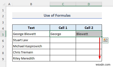 How to Split Cells in Excel (5 Easy Tricks)