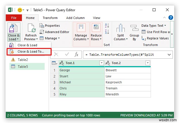 How to Split Cells in Excel (5 Easy Tricks)