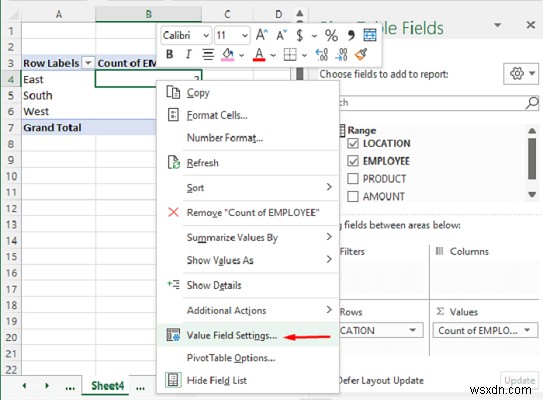 Count Duplicates in Excel Pivot Table (2 Easy Ways)