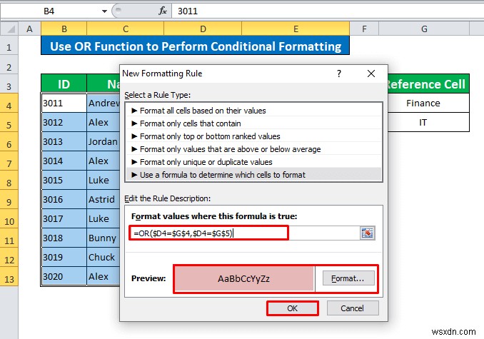 Conditional Formatting Based On Another Cell in Excel (6 Methods)