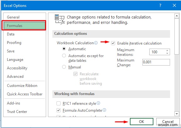 How to Find a Circular Reference in Excel (2 Easy Tricks)