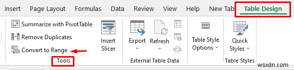 How to Remove Table in Excel (6 Methods)
