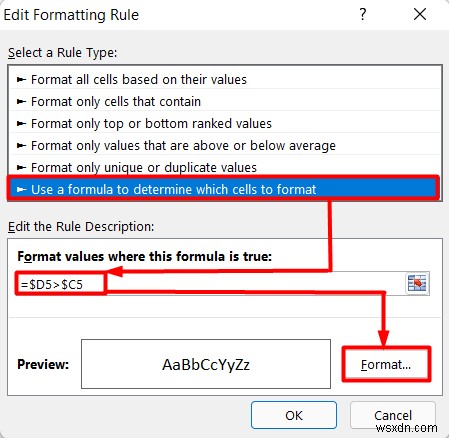 How to Change Text Color with Formula in Excel (2 Methods)