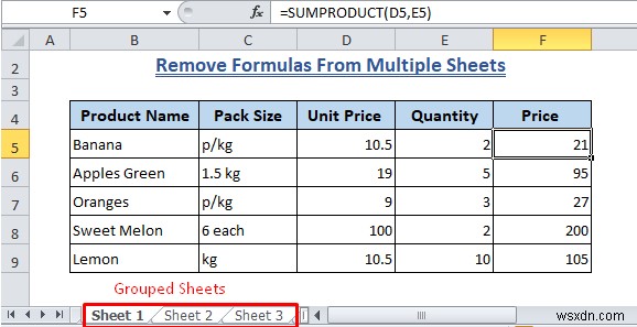 How to Clear Formula in Excel (7+ Methods)