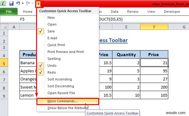 How to Clear Formula in Excel (7+ Methods)