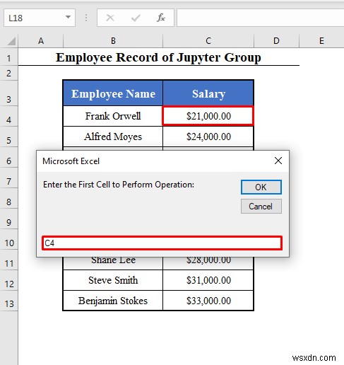 VBA Range with Variable Row Number in Excel (4 Examples)