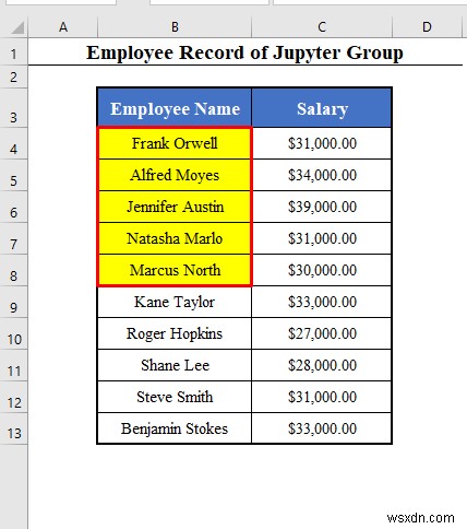 VBA Range with Variable Row Number in Excel (4 Examples)