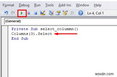 How to Apply VBA to Select Columns (3 Methods)