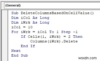 VBA Macro to Delete Columns Based on Criteria in Excel (8 Examples)