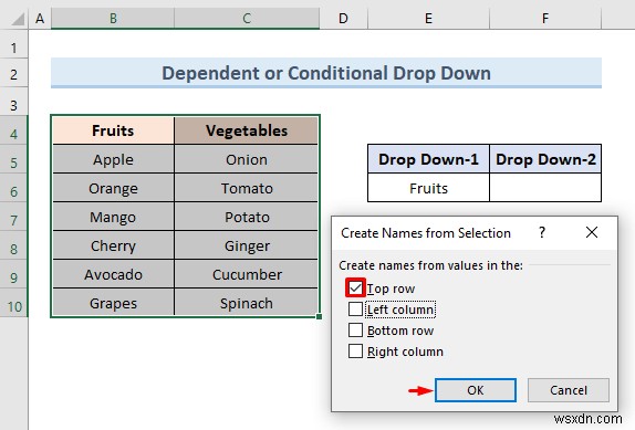 Create Excel Drop Down List from Table (5 Examples)