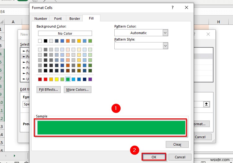How to Create Excel Drop Down List with Color (2 Ways)