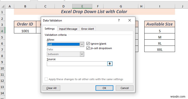 How to Create Excel Drop Down List with Color (2 Ways)