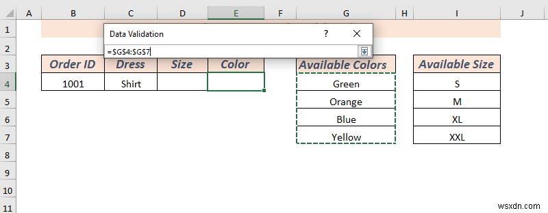 How to Create Excel Drop Down List with Color (2 Ways)