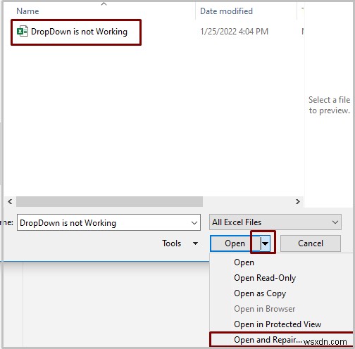 Excel Drop Down List Not Working (8 Issues and Solutions)