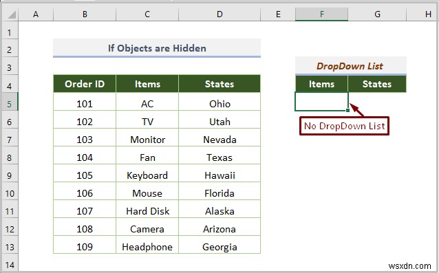 Excel Drop Down List Not Working (8 Issues and Solutions)