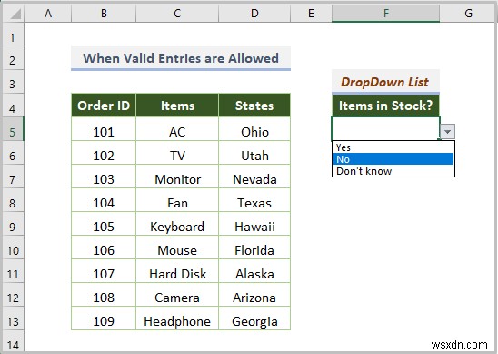 Excel Drop Down List Not Working (8 Issues and Solutions)