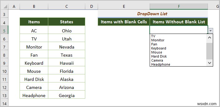 Excel Drop Down List Not Working (8 Issues and Solutions)