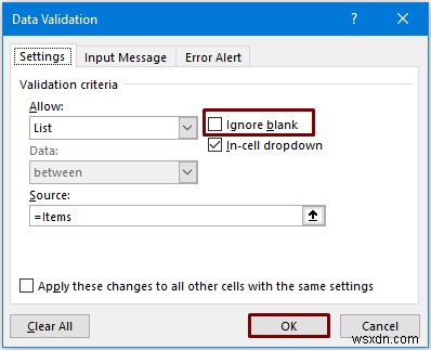 Excel Drop Down List Not Working (8 Issues and Solutions)