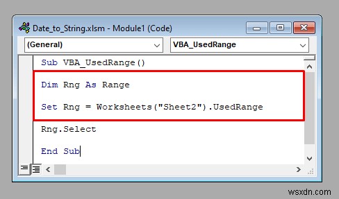 How to Use the UsedRange Property of VBA in Excel (4 Ways)