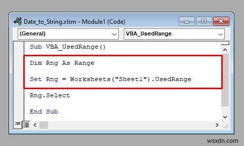 How to Use the UsedRange Property of VBA in Excel (4 Ways)