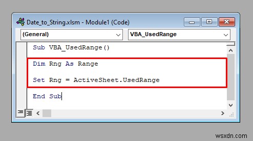 How to Use the UsedRange Property of VBA in Excel (4 Ways)