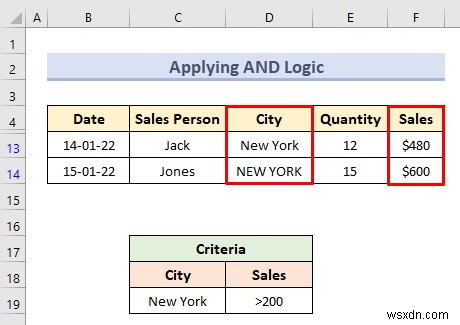 Advanced Filter with Criteria Range in Excel (18 Applications)