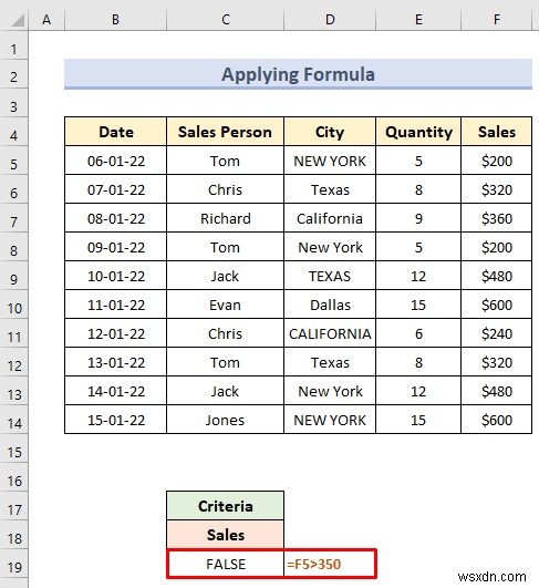 Advanced Filter with Criteria Range in Excel (18 Applications)