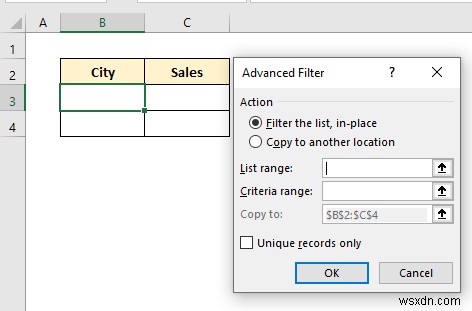 Advanced Filter with Criteria Range in Excel (18 Applications)