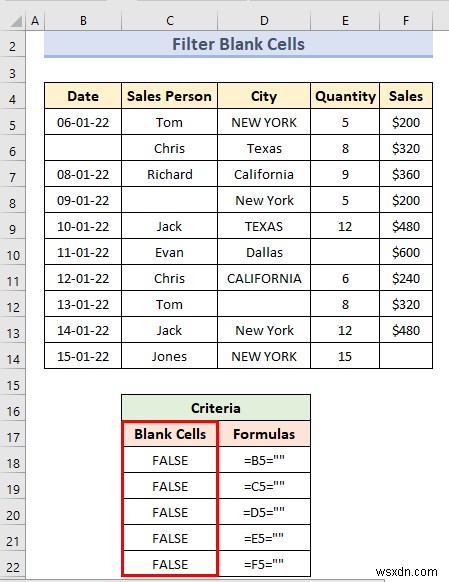 Advanced Filter with Criteria Range in Excel (18 Applications)