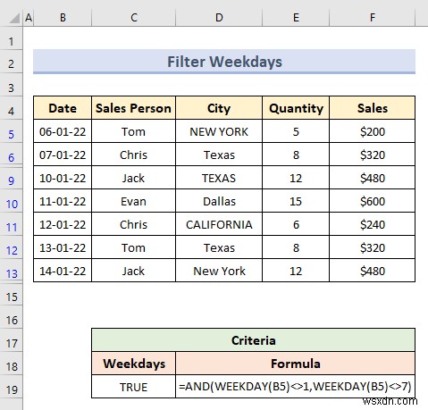 Advanced Filter with Criteria Range in Excel (18 Applications)