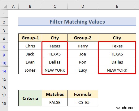 Advanced Filter with Criteria Range in Excel (18 Applications)