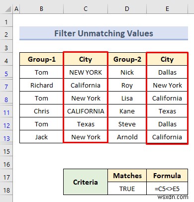 Advanced Filter with Criteria Range in Excel (18 Applications)