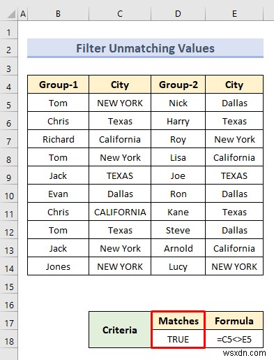 Advanced Filter with Criteria Range in Excel (18 Applications)