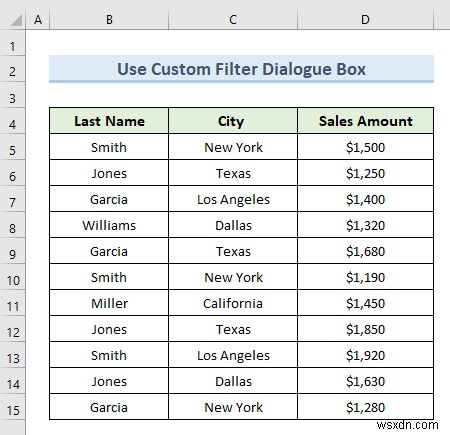 Shortcut for Excel Filter (3 Quick Uses with Examples)