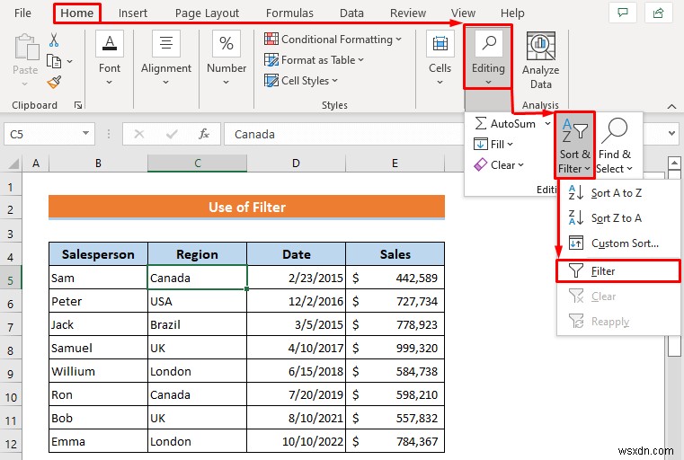 How to Filter by Date in Excel (4 Quick Methods)