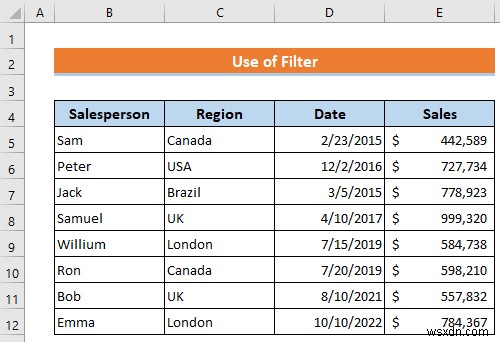 How to Filter by Date in Excel (4 Quick Methods)